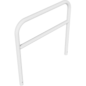 Protective bar made of steel tubing |  60 x 2.5 mm | with crossbar | total width: 1200 mm | total height: 1200 mm | hot-dip galvanized